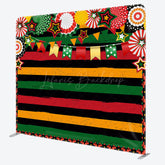 Lofaris Mexican Carnival Celebration Square Tension Backdrop